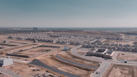 Aerial-View-Of-Bahria-Housing-Development-In-Karachi