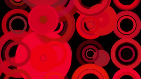 Abstract-Red-Animated-Circle-Rings-Video-Loop-Background-–-4k-Resolution-Closeup-Composition