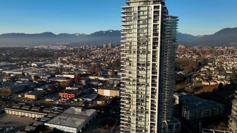 High-rise-Towers-Providing-Residential-Dwelling-Units-In-The-City-Of-Burnaby-In-British-Columbia,-Canada