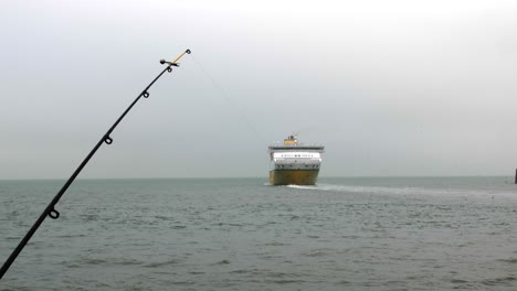 Sea-fishing-session-on-a-gray-day