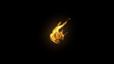 Fire-flames-effect-on-black-background