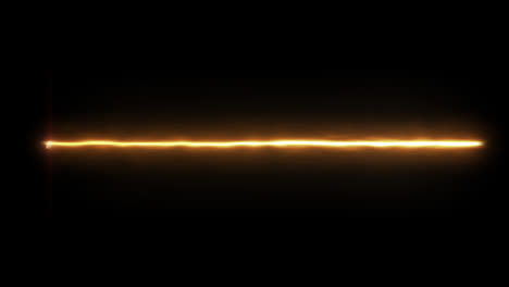 Laser-beam-effect-or-super-power-energy-line-from-left-to-right-on-black-background