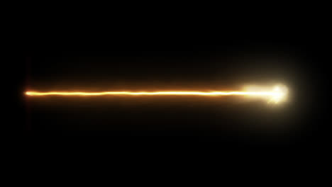 Laser-beam-effect-or-super-power-energy-line-from-left-to-right-on-black-background