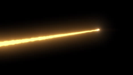 yellow laser beam