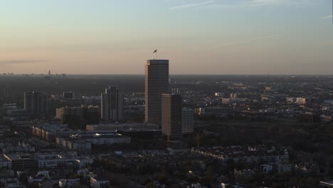 High-angle-Aerial-of-Houston