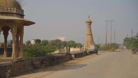 Ancient-Mughal-bridge-in-Morena-,-India