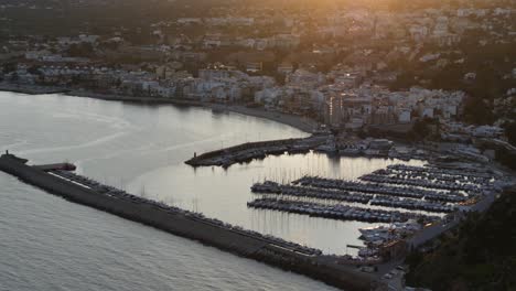 View-of-Javea-Port-at-Sunset-from-Cabo-San-Antonio
