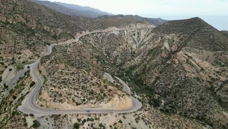 Malerische-Straße-Und-Bergpass-In-Cabo-De-Gata,-Andalusien,-Spanien---Antenne-4k