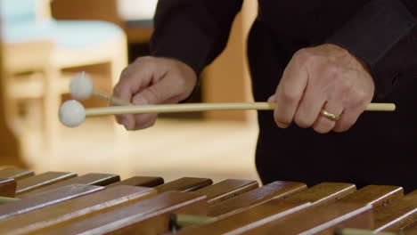 Man-playing-the-xylophone-or-glockenspiel-percussion-instrument