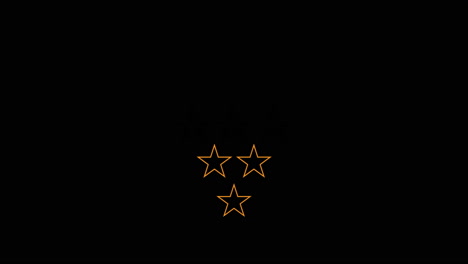 5-golden-star-elements-for-review-satisfaction-and-rating-achievement,-ideas-business-experience-to-best-serve-customer,-product-performance-good-design-concept