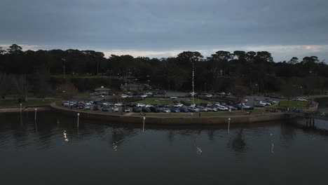 Aerial-view-of-Fairhope-Pier-and-park-in-Alabama