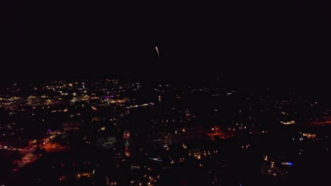 Flying-sideways-slowly-circling-the-fireworks-over-Mindarie-Marina-in-Perth-Western-Australia