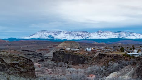 La-Verkin-is-a-small-town-in-Southern-Utah---panoramic-sunrise-time-lapse