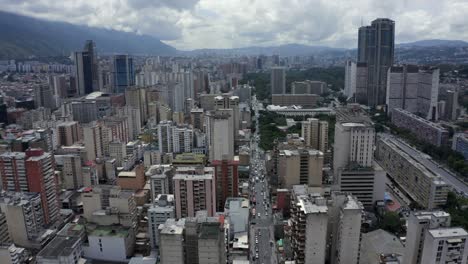 Stadt-Caracas-Venezuela-Vom-Himmel
