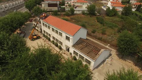 New-Roof-in-Building-reconstruction-Aerial-View