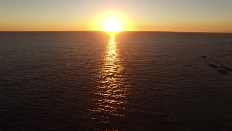 Ocean-Sun-Reflection-Aerial-View