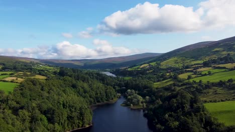 An-aerial-view-of-Bohernabreena-Reservoir-Park-in-the-Glenasmole-Valley-with-the-two-reservoirs-in-view-West-of-Dublin-city
