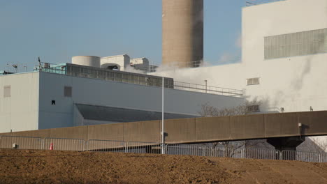 Edmonton-Ecopark-Incinerator-And-Energy-Plant,-North-London