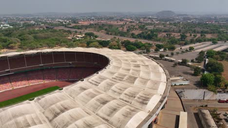 Aerial-view-of-Moshood-Abiola-National-Stadium-in-Abuja,-Nigeria