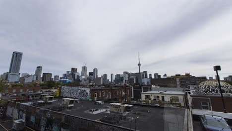 Overcast,-autumn-day-timelapse-in-downtown-Toronto