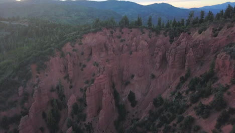 drone-slow-going-high-cinematic-at-Nebo-Loop-Scenic-in-Utah-aerial-view