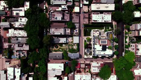 Aerial-drone-across-Chicago-suburbs