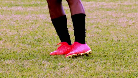Paranoa-EC-Football-club-player-at-practice-pitch