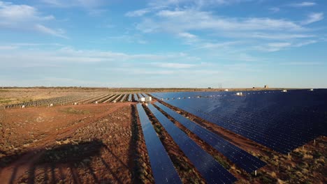 Rising-up-to-reveal-a-huge-solar-power-generation-farm-in-outback-Australia