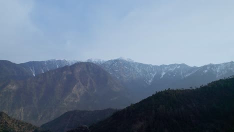 closing-up-view-of-snowy-Himalayan-mountains-in-the-region-of-Kashmir