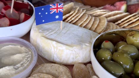 Typical-Australian-Mediterranean-food-platter-for-Australia-Day