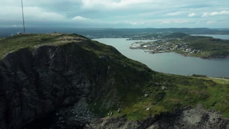 St-Anthony,-Newfoundland---Drone-Clip-of-Harbour