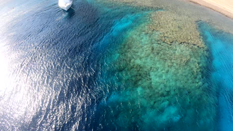 Ariel-Shot-for-the-Coral-reef-of-the-Red-Sea-in-Sinai-Peninsula-and-Coral-Reef-Islands-in-the-Red-Sea-shot-on-4K-and-50-Frames