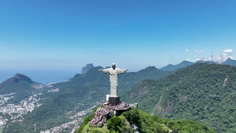 Christus-Der-Erlöser-In-Den-Corcovado-bergen-In-Rio-De-Janeiro-Brasilien