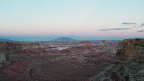 Areal-view-of-Alstrom-Point,-Utah,-Arizona,-USA