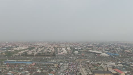 Lagos-Aéreos,-Nigeria,-áfrica