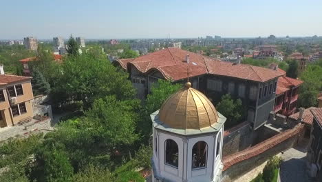 Antigua-Iglesia-En-Bulgaria,-Ciudad-De-Plovdiv