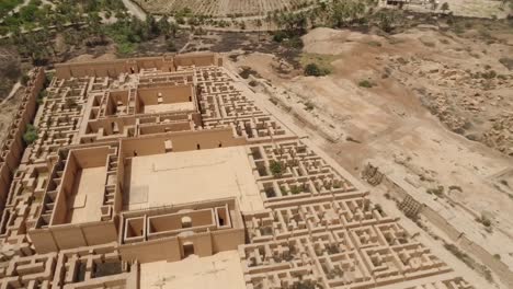 Drone-shot-of-the-ancient-city-of-Babylon-in-Iraq