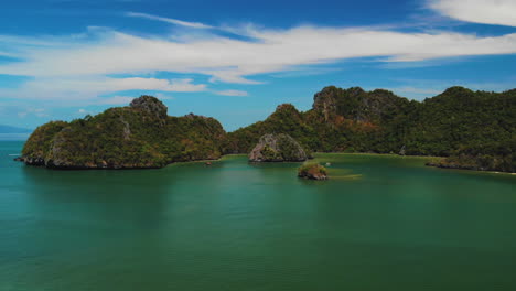 Mountainous-landscape-of-exotic-Asian-islands