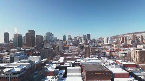 Montreal-Por-Drone-En-Invierno