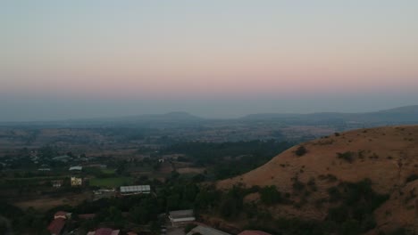 Sonnenaufgang-Im-Ländlichen-Indien-|-Nashik-Indien-|-Drohnenaufnahmen-Aus-Der-Luft-|-Reisen-|-Sonne-|-Licht-|-Morgen