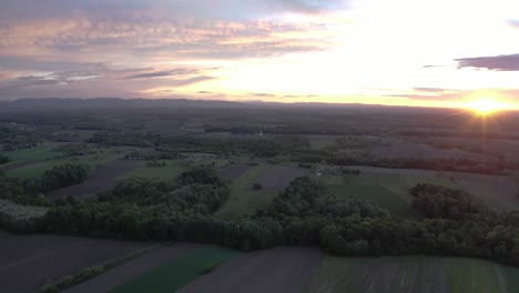 Flying-with-a-drone-and-chasing-the-sunset