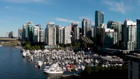 A-Drone-shot-of-the-Pier-in-Vancouver