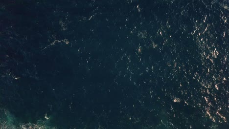UHD-straight-down-still-drone-shot-over-the-sea-in-Greece