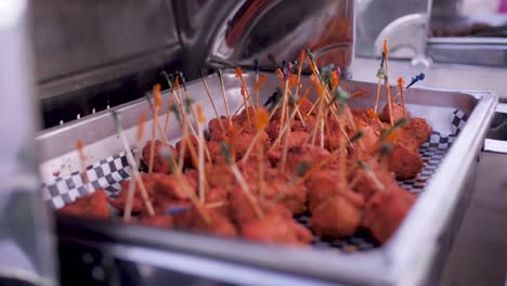 Meat-at-the-buffet-of-an-Indian-Wedding