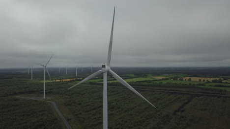 Aerial-footage-of-an-wind-farm