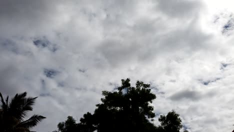 Timelapse-of-monsoon-clouds,-Rainy-weather-in-India,-Rain-Clouds,-Weather-during-cyclone