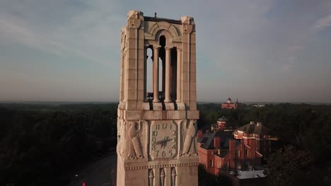 Sunrise-at-NC-State-Clock-Tower
