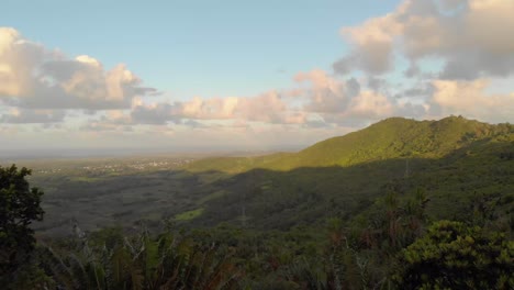 Ein-Hoher-Blick-Auf-Die-Insel-Mauritius-In-4k
