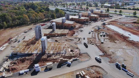 Aerial-view-of-apartment-complex-under-construction