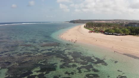 Cinematic-flyover-Nusa-Dua-Bali-Indonesia-exotic-beach